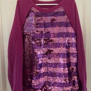 EUC szL sequin sweater